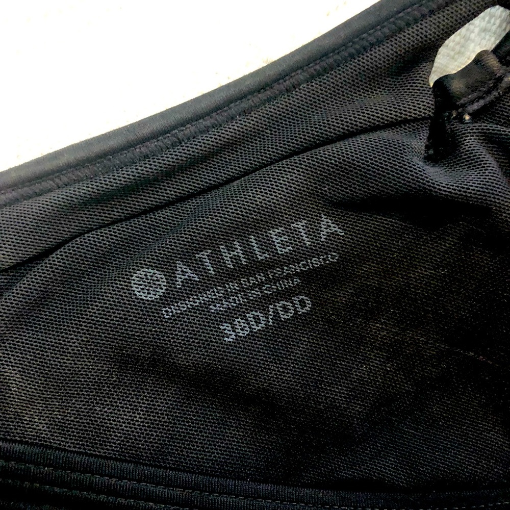 Athleta high neck bra cup loop tankini